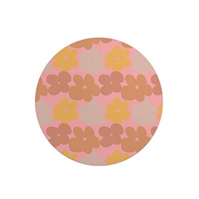 Questo Casa, Tapis de Souris Rond imprimé numérique avec Fond antidérapant pour Bureau et Maison Diamètre 22 cm