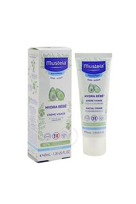 Mustela Hydra Bébé biologische gezichtscrème met avocado voor baby's en kinderen 40 ml