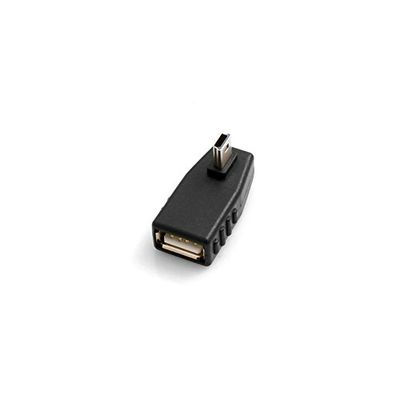 Sistema di ingresso S Host OTG adattatore usb a a Mini USB maschio adattatore con spina angolare a 90 ° ad angolare destro On The Go Host Cavo