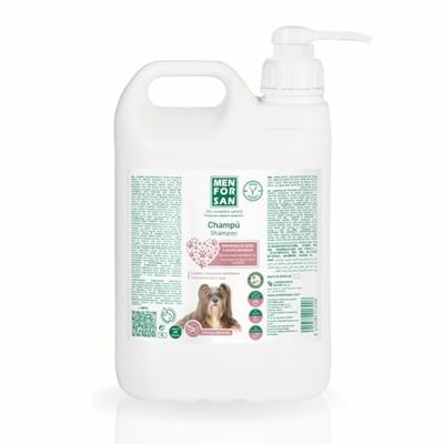 MENFORSAN Shampoo voor honden met arganolie en eiwitten 5L, Zorgt voor spectaculaire glans, maakt het haar zacht en zijdeachtig