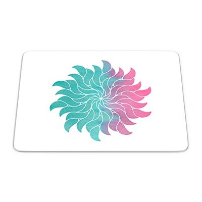 Bonamaison, Rectangle Pop Art Digital Printed Mouse Pad, Non-Slip Base, for Office and Home, Size: 22 x 18 cm