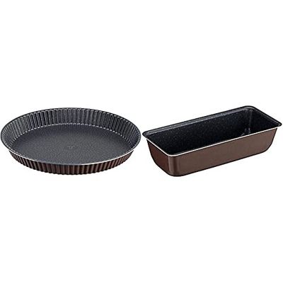 Tefal Perfectbake Moule A Tarte 33cm Aluminium 100% recyclé J5542102 & Perfectbake Moule A Cake 26cm Aluminium 100% Recyclé J5547202