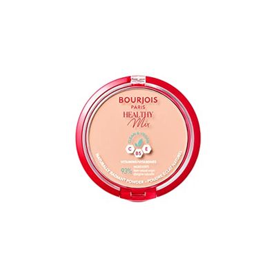 Bourjois Healthy Mix Clean Wegański Korektor w Płynie z Witaminami do Twarzy i pod Oczy, Rozświetlający i Nawilżający, nr 51 Light Vanilla