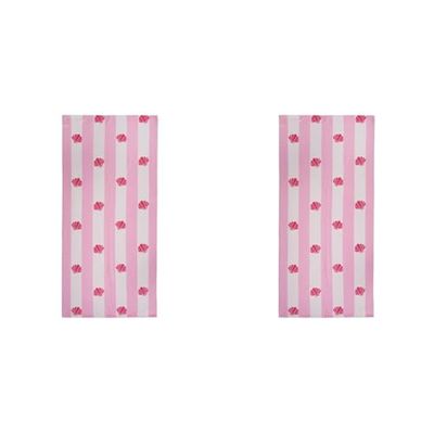 Dreamscene Quick Dry Microfibre Beach Towel, Swimming Pool, Travel Towel, Kids, Adults Towel, Shell Print, 71x152cm (Pack of 2)