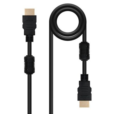 Brightium Kabel HDMI V1.4 3,0 m z dużą prędkością i ferrytem, idealny do podłączenia urządzeń audio i wideo o wysokiej rozdzielczości.