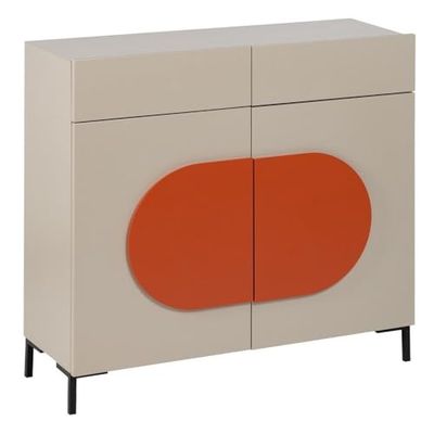 IXIA Recibidor NECTO Naranja Taupé 90 x 32 x 85,5 cm