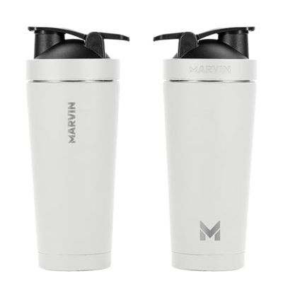 MARVIN Thermos The Shaked Bouteille d'eau en acier inoxydable sans BPA avec couvercle anti-fuite 750 ml