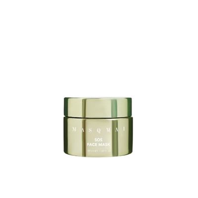 MASQMAI SOS Face Mask, detox och rengöringsmask för ansiktet, tar bort föroreningar, 50 ml