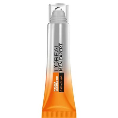 L'Oréal Men Expert Hydra Energetic Roll-On para olhos, com vitamina C*, fórmula anti-fadiga que reduz a aparência de bolsas e olheiras, [10 ml]