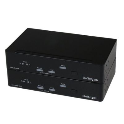 Startech.com Extender con Sole Kvm DVI USB con Connessione Seriale e Audio Via Fibra Mm, 2 Km