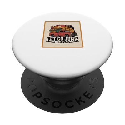 Eliminación de basura Let Go Retro PopSockets PopGrip Adhesivo