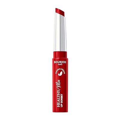 Bourjois Healthy Mix Clean Lip Sorbet - Sundae Cherry Sundae 01, Balsamo Labbra Idratante, Trucco Vegano, 1,7 g