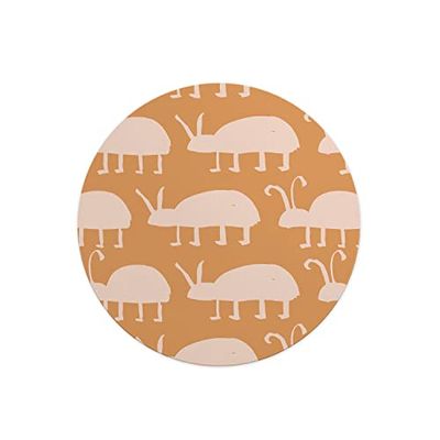 Questo Casa, Round Digital Printed Mouse Pad, Non-Slip Base, for Office and Home, Diameter:22cm
