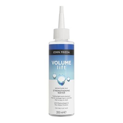 John Frieda Volume Lift Weightless Silk Strengthening Water, Lamellar Water for Fine Hair, 200ml