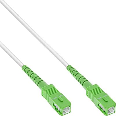 InLine® LWL Simplex kabel, FTTH, SC/APC 8° till SC/APC 8°, 9/125µm, OS2, 10 m