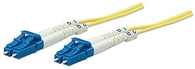 Intellinet 750004 câble de Fibre Optique 2 m LC OS2 Jaune