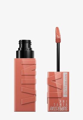 Maybelline New York Lip Colour, Smudge-free, Long Lasting up to 16h, Liquid Lipstick, Shine Finish, SuperStay Vinyl Ink, 105 Golden