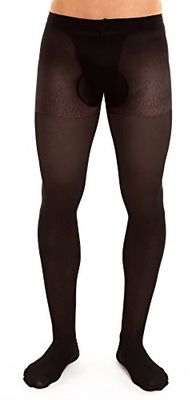GLAMORY Support 40 Collant di Sostegno da Uomo, Nero, M Men's