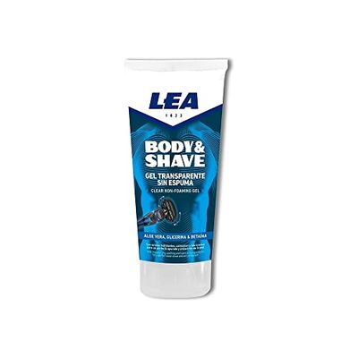 Lea Gel di Afeitar Body Shave 175 ml Occhiali, Multicolored, Taglia Unica Donna