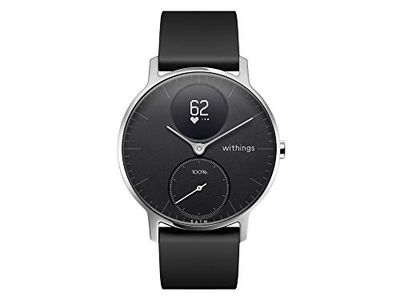 Withings Steel HR - Hybride Smartwatch - Activity Tracker met verbonden gps, hartslagsensor, slaapmonitor, slimme meldingen, waterbestendig en een batterijlevensduur van 25 dagen