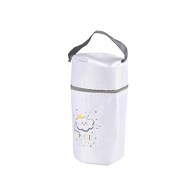 Bébé Douceur, Porte Biberon Isotherme D10 x H21 cm Nuage Essen'Ciel
