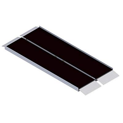 PERFORMANCE HEALTH Axcess Suitcase Ramp, Designed for Both Scooter and Wheelchairs, Double Wide Track Offers Safety and Support, 1829mm, Non-Slip Surface and Safety Strips for Increased Security