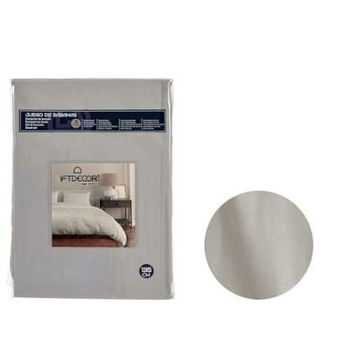 Gift Decor Sänglakan set grå 135-säng 3 delar