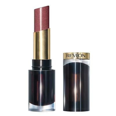 Revlon - Super Lustrous Glass Shine Barra de Labios, Aporta Brillo y Color, con Ácido Hialurónico, Aloe y Cuarzo Rosa, Hidrata, Calma y Suaviza, Textura Cremosa con Color Glazed Mauve - 3,7 g