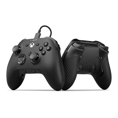 SCUF Valor Pro Manette Xbox Performance Filaire – Palettes Arrière Personnalisables, Gâchettes Instantanées, Joysticks à Effet Hall, Commandes Audio, Xbox Series X|S, Xbox One, Windows PC – Noir