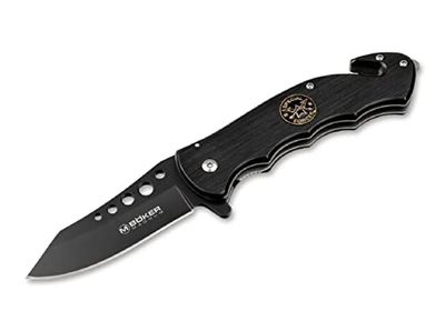 Böker Magnum Special Forces Assisted scyzoryk 440A/aluminium czarny, długość ostrza: 8,00 cm, 01MB858