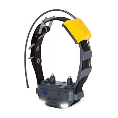 Dogtra Pathfinder 2 Mini Collier Supplémentaire de Repérage GPS et de Dressage Rechargeable Noir, Lumière LED, Étanche IPX9K, 100 Niveaux de Stimulation, Vibration et bip sonore, Portée 5 km
