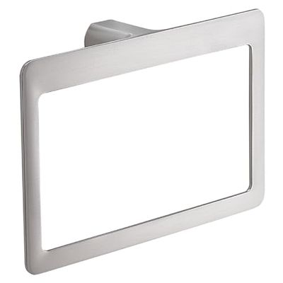 Gedy PIRENEI Toallero baño, Toallero Pared, Toallero argolla, Cepillado, Latón, 23 x 5,1 x 15,1