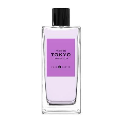 Prêt à Porter Tokyo Eau de Parfum Donna, un avvolgente profumo floreale e fruttato, con note di Fiori di Ciliegio, Pera e Peonia, 100 ml