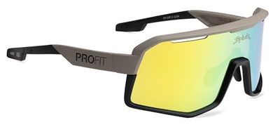 Spiuk Bril PROFIT 3 FULL GEEL UNISEX BRUIN