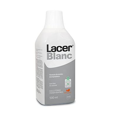 LACER S.A.U. - Colutorio Citrus 500 ml, Enjuague Bucal de Uso Diario, Múltiples Beneficios, Acción Blanqueadora, Previene Placa Bacteriana, Caries y Protege las Encías