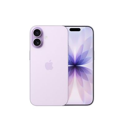 Apple iPhone 17 512 GB: display 6,3" con ProMotion, chip A19, fotocamera frontale Center Stage per selfie di gruppo più facili, più resistenza ai graffi, un giorno intero di batteria; Lavanda