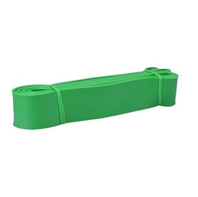 FFitness Weerstandsband, groen, 22-55 kg, breedte 4,5 cm, hoogwaardige fitnessbanden voor pilates, yoga, krachttraining, fysiotherapie en revalidatie