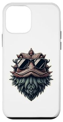 Dragon barbu cool avec motif de lunettes de soleil tête Coque pour iPhone 12 mini