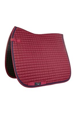 HKM Charly 3100 Tapis de selle pour poney de dressage Bordeaux