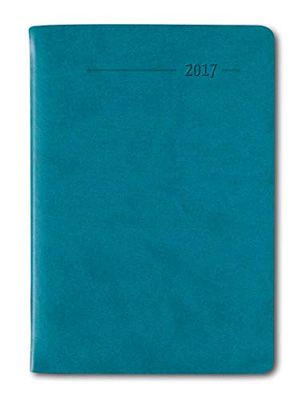 Agenda de poche Tucson turquoise 2024 – Agenda de bureau – 8 x 11,5 cm – 1 semaine 2 pages – 144 pages – Carnet de notes Alpha Edition