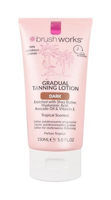 Brushworks Gradual Tanning Lotion Dark - 150ml