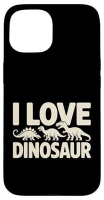 I Love Dinosaur Fun Jurassic Style Case for iPhone 15