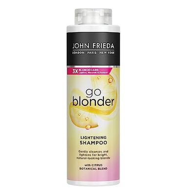 John Frieda Lightening for Blonde Hair, Citrus, Shampoo, 500 ml (Pack of 1)