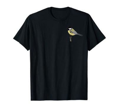 Cinciallegra Uccello da Giardino Ornitologo Biologo Maglietta