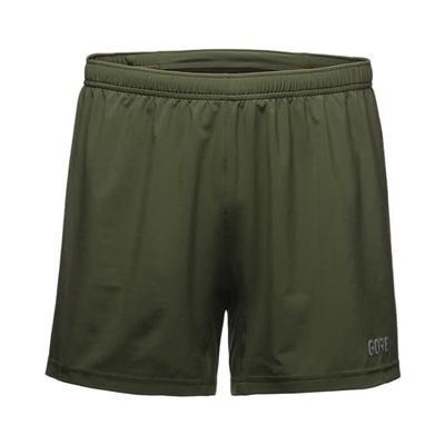 GORE WEAR R5 5 Inch Pantaloncini Uomo, Verde Utilitario, S