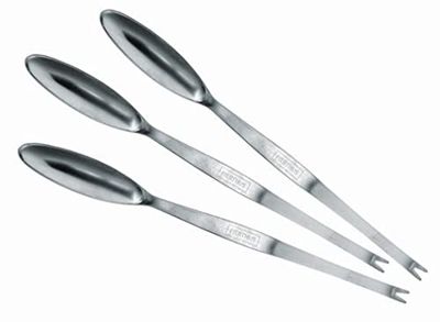 NERTHUS FIH 330 Utensílios para marisco, conjunto de 3 talheres para marisco de aço inoxidável
