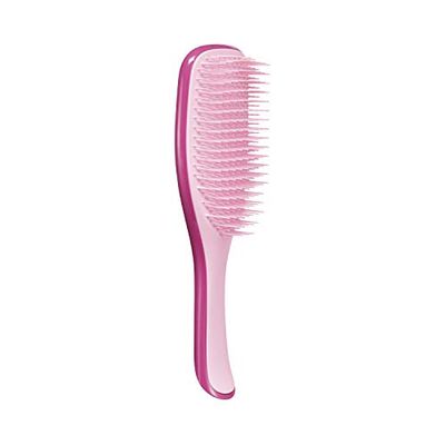 Tangle Teezer Wet Detangler escova cabelo molhado e seco, fúcsia - pente antipuxões e quebras - para todos os tipos de cabelo