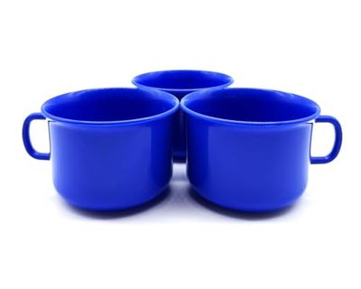 Kimmel Lot de 3 tasses en plastique de 150 ml pour l'extérieur, le camping, le pique-nique et le jardin