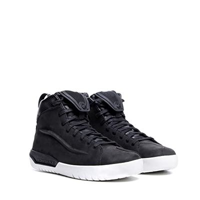 Dainese Homme Metractive D-WP Shoes Botte de Motard, Noir/Blanc, 46 EU