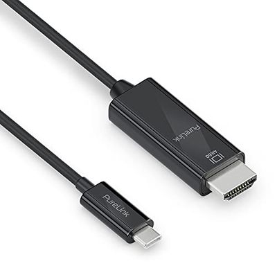 PureLink USB-C naar High Speed HDMI-kabel, 4K Ultra HD 60Hz, vergulde stekkercontacten, 2,00m, zwart